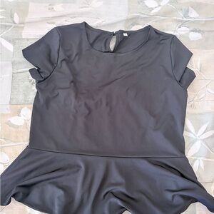 SHEIN Classic Black Blouse